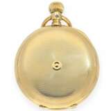 Taschenuhr: frühe Goldsavonnette von A. Lange & Söhne Glashütte mit massiver Uhrenkette, No. 27079, Glashütte 1888 - photo 8