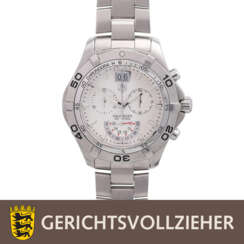 TAG HEUER Aquaracer men's watch, Ref. CAF 101B. Stainless steel.