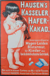 Werbeplakat "Hausen's Kasseler Hafer Kakao" - Farb…