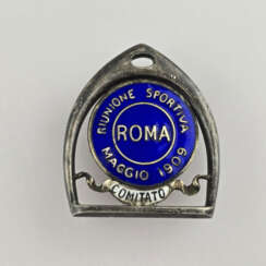 Italienisches Sportabzeichen - Rom 1909, Metall/Em…