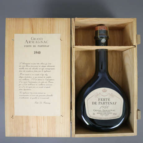 Armagnac - 1940 Ferte de Partenay Vintage Grand Ar… - photo 5