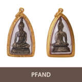 PFANDAUKTION: 2 Anhänger "Buddha" Gold - фото 1