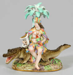 Allegorische Meissen Figurengruppe "Amerika"