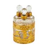 Coffret parfum. France 19e-20e si&egrave;cle. Gold plated brass At the turn of 19th -20th century - Foto 1