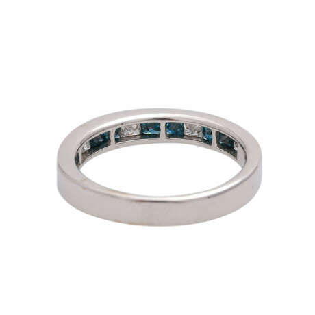 Ring mit Paraiba- und Diamantkarrees - фото 4