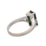 Ring mit grünem Turmalin - photo 3