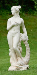 Venus mit Delfin als Parkfigur