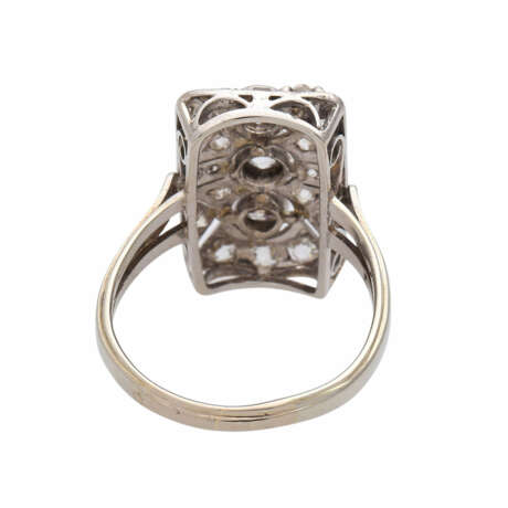 Art Déco Ring mit Diamantbesatz - photo 4