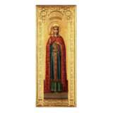 Icon of St. Alexandra. The turn of the 19th and 20th centuries. Wood gesso gilding tempera Neo-Russian At the turn of 19th -20th century - photo 3