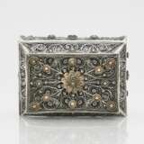 Silver filigree box from the 19th century. Odessa Russian Empire 1898-1908 Silver 84 Neo-Russian At the turn of 19th -20th century - photo 4