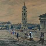 Jānis Brekte. Акварель &laquo;Вильнюс&raquo;. watercolor 20th century г. - фото 2