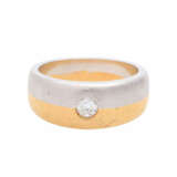 Ring mit 1 Brillant, ca. 0,25 ct, WEISS (H)/VVS-VS, - фото 1