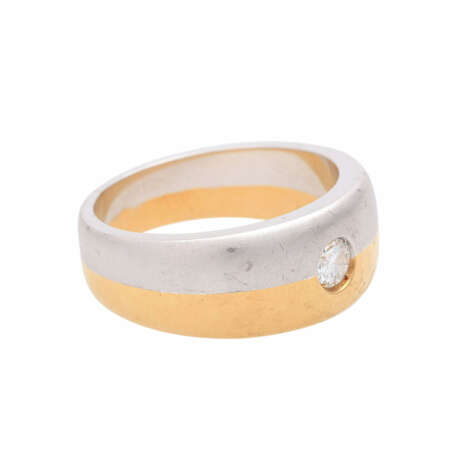 Ring mit 1 Brillant, ca. 0,25 ct, WEISS (H)/VVS-VS, - photo 2