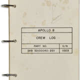 FLOWN APOLLO 8 HANDWRITTEN CREW LOG - photo 1