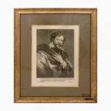 Eau-forte Portrait de lartiste Pieter Paul Rubens Engraving Baroque 19th century - photo 2