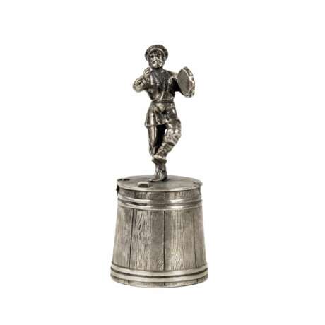 Tasse d`argent Danseur au tambourin. Silber 84 Neo-Russian 21th century - Foto 1