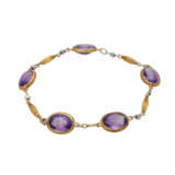 Armband mit 5 Amethysten - photo 2