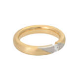 Ring mit 1 Brilliant ca. 0,25 ct, FW (G)/VS, - Foto 2
