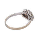 Ring mit 15 Brillanten, zusammen ca. 1 ct, - Foto 3