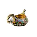 20 Artel. Kovsh en argent avec email peint sur filigrane. Moscou 1908-1917 Silver 84 Cloisonné enamel Gilding Early 20th century - Foto 4