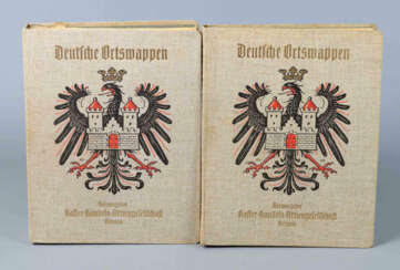 2 Bände Deutsche Ortswappen