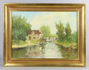 Mühle am Bach - Sattelmair, Karl