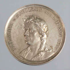 Friedrich Schiller Medaille 1859