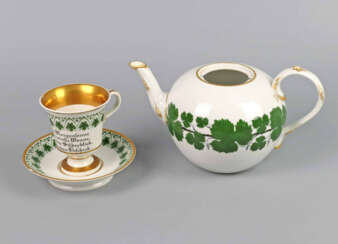 Meissen Biedermeier Gedeck 19. Jhd. u.a.