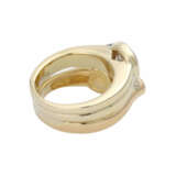 Ring mit 1Brillant ca. 1,0 ct FW (F-G)/SI, 1 Tahiti-Zuchtperle D: ca. 9,5 mm - photo 3