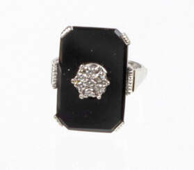 Onyx Brillant Ring – WG 585.