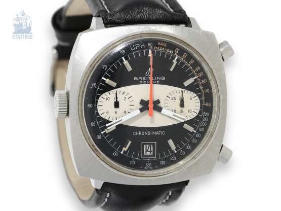 Armbanduhr: seltener vintage Breitling Chronograph, "Chrono-Matic" Ref.2111, ca.1969 - Foto 1