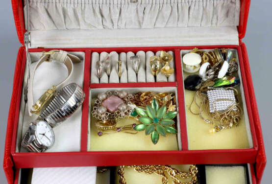 Posten Modeschmuck im Schmuckkoffer - Foto 2