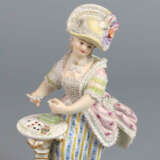 Meissen Figur *Kartenlegerin* 19. Jhd. - Foto 3