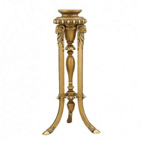 Piedestal colonne Wood Plaster Gilding 19th century - Foto 2