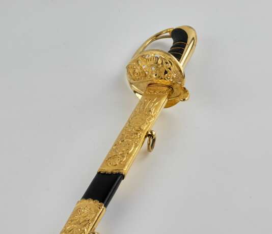 Saber of a Swedish naval officer second half of the 19th century. Leather 19th century - photo 6