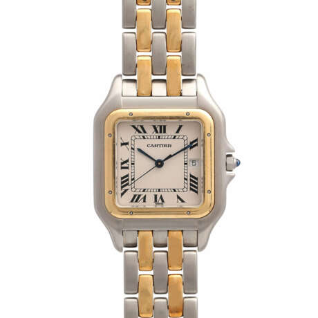 CARTIER Panthere Damenuhr, Ref. 83957. Edelstahl/Gold. - фото 1