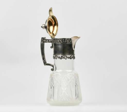 Crystal jug in silver. 13th Artel. Moscow Gilding Napoleon III At the turn of 19th -20th century - photo 4