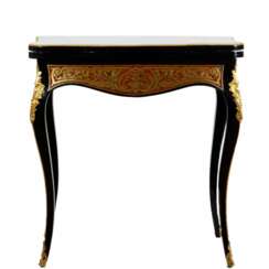 Card table in Boulle style. 