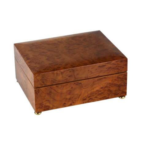 Humidor with musical mechanism by Reuge Music. Wood metal 21th century - photo 3