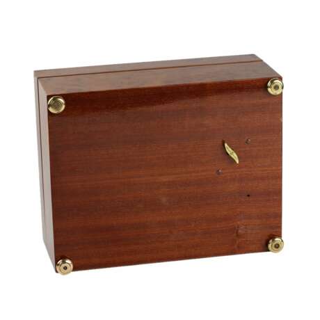 Humidor with musical mechanism by Reuge Music. Wood metal 21th century - photo 8