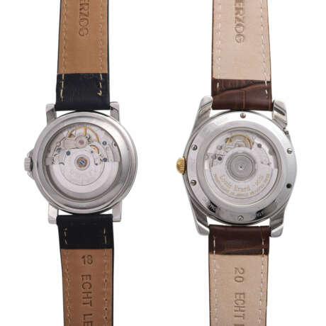 Konvolut: Zwei Armbanduhren, NIVREL und LOUIS ERARD. - photo 2