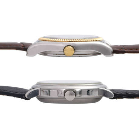 Konvolut: Zwei Armbanduhren, NIVREL und LOUIS ERARD. - фото 3