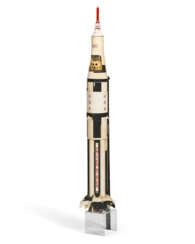 A SATURN 1-B ROCKET MODEL