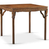 A VERY RARE HUANGHUALI SQUARE DEMOUNTABLE-STYLE CORNER-LEG TABLE - photo 1