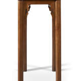 A RARE HUANGHUALI RECTANGULAR CORNER-LEG TABLE - photo 4