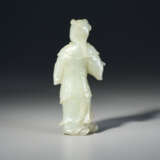 A WHITE JADE FIGURE OF HAN XIANGZI - photo 3