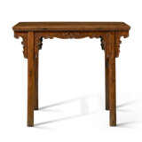 A HUANGHUALI RECESSED-LEG WINE TABLE - photo 1