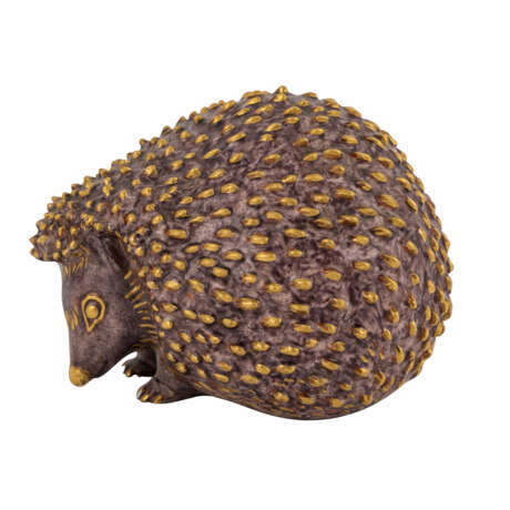 NYMPHENBURG Tierfigur 'Igel', 20. Jahrhundert. - photo 2