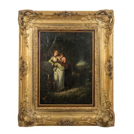 Maler(in) des 19. Jahrhundert 'Zwei Mädchen am Brunnen'. - photo 2