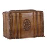 Humidor in Art Deco style. Carved wood 20th century - photo 5